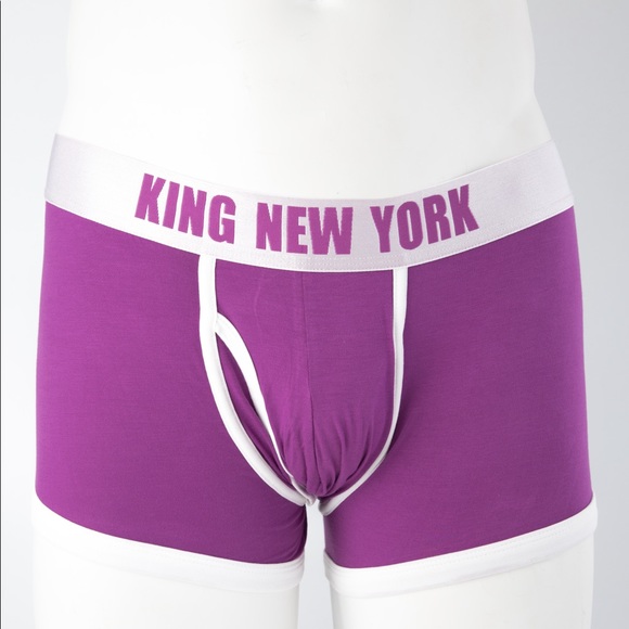 KING NEW YORK , TRUNK , bamboo fabric underwear.(PURPLE) - Picture 10 of 14